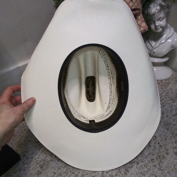 Lone Star Hats Unisex Ivory Straw Cowboy Hat - Picture 7 of 11